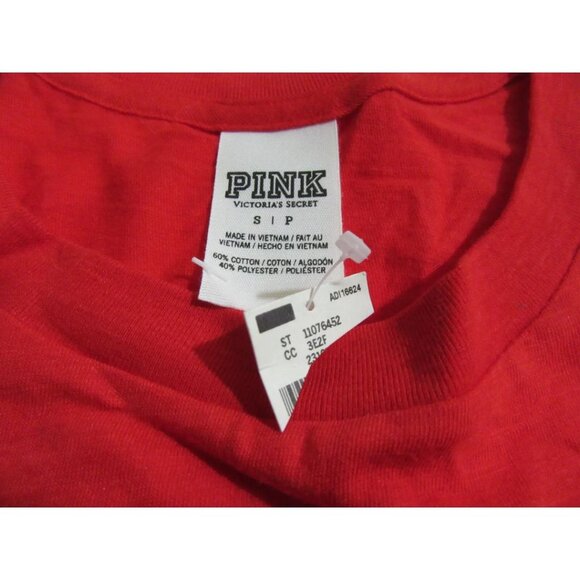 Victoria's Secret Pink Tank Top Red White & Blue Bling Sequins Size Small NEW - Picture 4 of 4